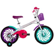 Bicicleta Infantil Aro 16 Caloi Ceci - Lilás/Verde