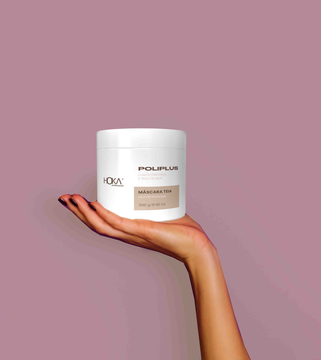 MÁSCARA POLIPLUS EFEITO TEIA HOME CARE 500G HOKA PROFESSIONAL