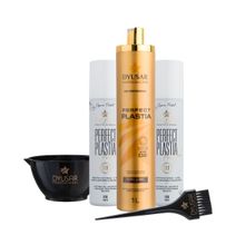 Kit Escova Progressiva Perfect Plastia Com Anti Residuo