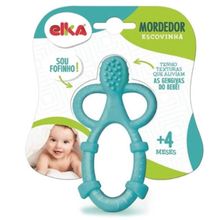 Mordedor Escovinha Massageador Com Texturas Infantil Bebe Elka