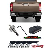 Sensor Cromado Parachoque de Metal Chevrolet S10 2012/2020