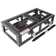 Fogão Industrial 2 Bocas Portatil A Gas Camping