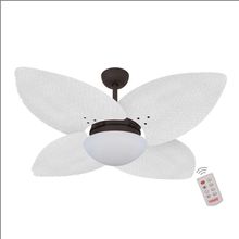 Ventilador De Teto Marrom 4 Pés 220V C/ Controle