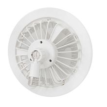 Ventilador De Teto Led Luzes Integradas Com Controle Remoto 36 Branco Bivolt