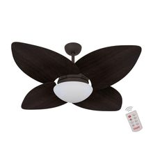 Ventilador De Teto Marrom 4 Pás Tabaco 220V C/ Controle