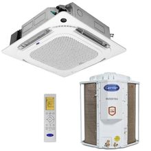 Ar Condicionado Split Cassete Carrier 4 Vias 36000 BTUS Quente e Frio Inverter 220V Monofásico 38CQVD36515MC