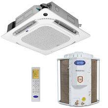 Ar Condicionado Split Cassete Carrier 4 Vias 36000 BTUs Frio Inverter 220V Monofásico 38CCVD36515MC