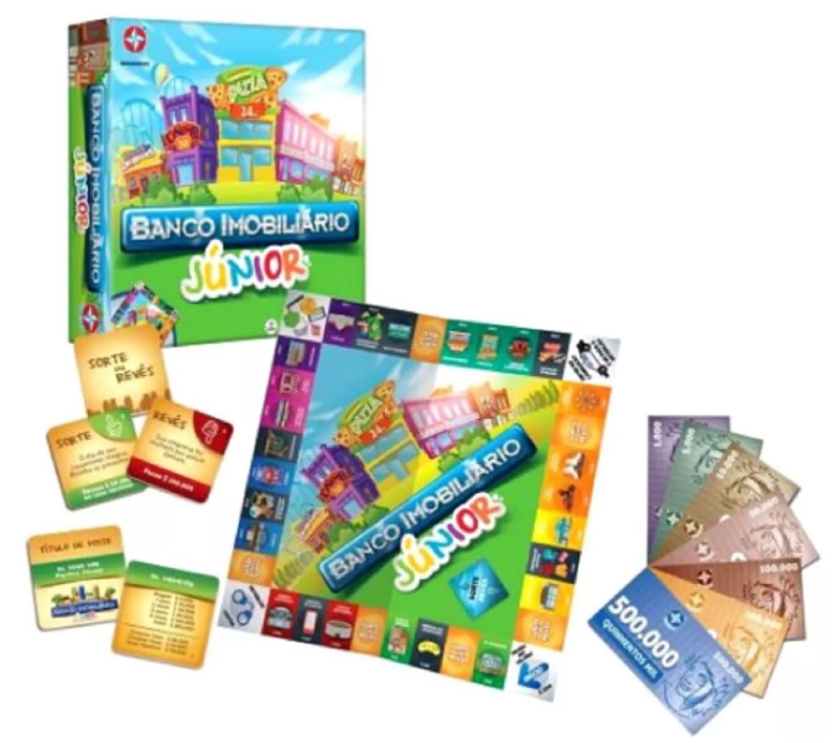 Jogo De Tabuleiro Banco Imobiliário Mundo Original Estrela - Shop Coopera