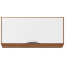 Armário de Geladeira Demóbile Firenze com 1 Porta Basculante - Amêndola/Branco