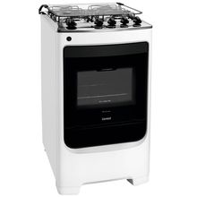 Fogão Consul 4 Bocas CFO4NAB com Acendimento Automático e Design Frente Única Bivolt - Branco