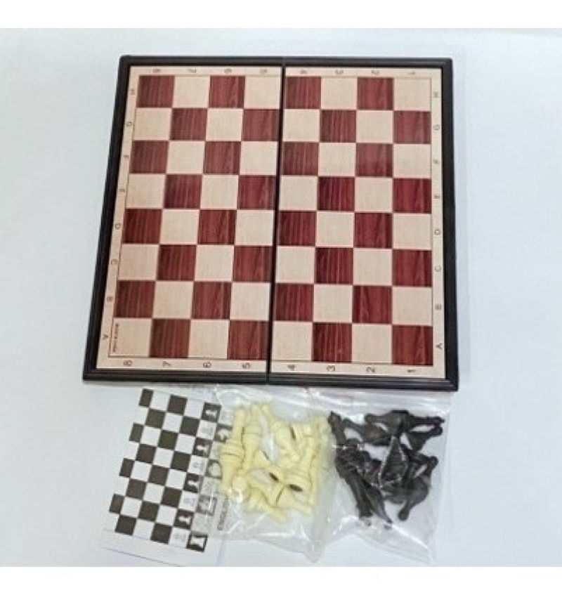 Jogo de xadrez magnético dobrável 32 peças 25CM na Americanas Empresas
