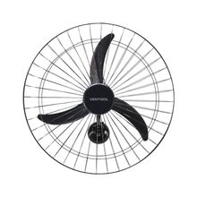 Ventilador Oscilante De Parede Preto 60cm Ventisol Bivolt