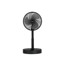 Ventilador Portatil Recarregavel C/ Ajuste De Altura Vn003 Preto Bright