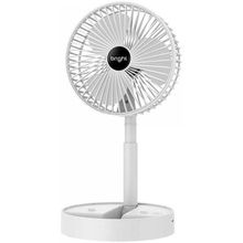 Ventilador Portátil Recarregável Bright Vn002 com produção na cor Branco