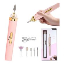 Kit Lixadeira De Unhas Portátil 5 Em 1 - Manicure E Cutícula Com Facilidade