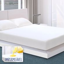 Capa Para Colchão Impermeável Branca Solteiro