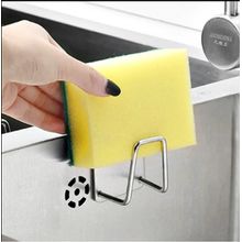 Suporte de Esponja Aço Inox Gancho Adesivo Cozinha