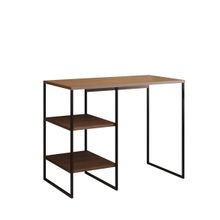 Aparador Adega Bourbon Preto Com Carvalho 95 Cm