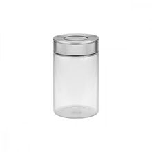 Pote de Vidro Tramontina Purezza com Tampa de Aço Inox 10 cm 1 L