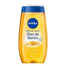 Sabonete Líquido Óleo De Banho Nivea Natural Oil 200ml