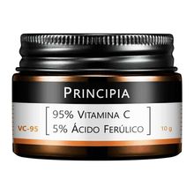 Vitamina C Pura 95% + 5% Ácido Ferúlico Principia Vc-95 Pó Ultrafino