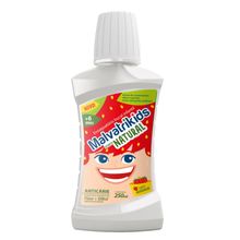 Enxaguatório Bucal Infantil Malvatrikids Extrato Natural Morango 250ml