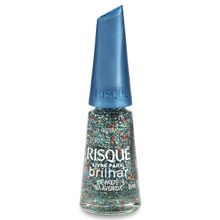 Esmalte Risqué Livre Para Brilhar de Paetê Avenida 8ml