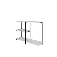 Aparador Artesania Preto Com Branco 120 Cm