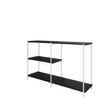 Aparador Artesania Branco Com Preto 120 Cm