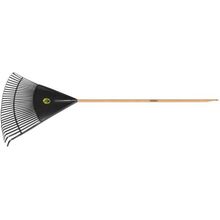 Vassoura com 30 Dentes Tramontina em Polipropileno Preto com Cabo de Madeira 120 cm