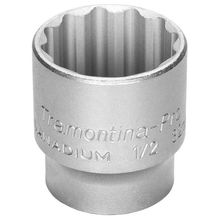 "Soquete Estriado 28 mm 1/2"" Tramontina PRO 44833128"