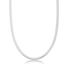 Colar Corrente Snake 3,1mm Prata 925