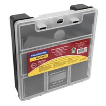 Organizador Plastico 7.1/2&quot; Tramontina com Tampa Transparente e Divisorias