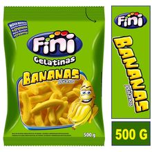 Balas Fini Bananas Plátanos Gelatinas Pacotão de 500g