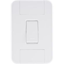 Conjunto 4x2 com 1 Interruptor Simples 10 A 250 V Tramontina Tablet Branco