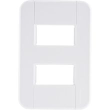 Placa 2 Postos Afastados 4x2 Tramontina Tablet Branca