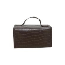 Necessaire em Croco Com Divisórias Feminina Viccina