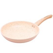 Frigideira de Indução Lyor em Alumínio com Revestimento Cerâmico Granilite Bege – 24cm