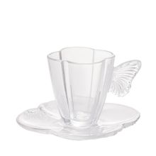 Conjunto com 4 Xícaras e Pires para Chá Wolff Butterfly – 180ml