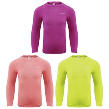 Kit 3 Camisas Térmicas Selene UV50+ Manga Longa Infantil