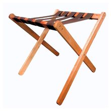 Suporte De Malas Para Hotel Pousada Dobrável Madeira Zaka