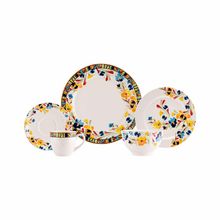 Jogo de Jantar 20 Peças Etnico Porcelana Real By Schmidt