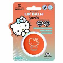 Lip Balm Macaron Sparkles Sabrina Sato Hello Kitty Pêssego 8g