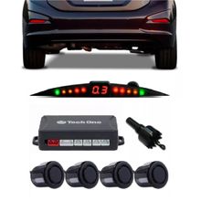 Sensor Estacionamento Ré Preto Com Visor Slim Cruze 2010/23