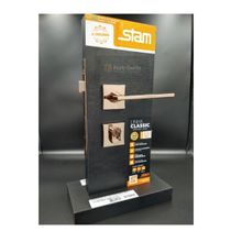 FECHADURA PORTA EXTERNA ROSE STAM CLASSIC 55MM QUADRADA C/ CILINDRO (MIOLO)