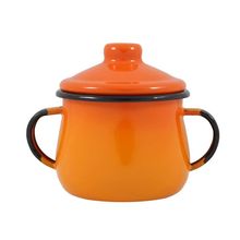 Açucareiro Agata Esmaltado 380ml Laranja Ewel