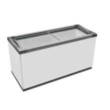 Freezer Horizontal Congelados Tampa Vidro 404l Nf55 Metalfrio 127v 127v