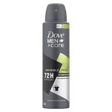Desodorante Antitranspirante Aerosol Dove Men +Care Invisible Fresh 150ml