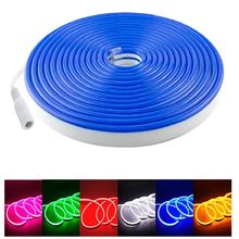 Fita Led Mangueira Neon 5 Mts Iluminação Flexível Corte 2.5 Cm - Azul
