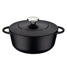 CAÇAROLA TRAMONTINA 24CM 4L TRENTO FERRO PRETO 20805/024